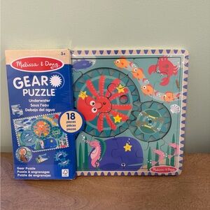 Melissa & Doug Underwater Gear Puzzle - Red, Blue, Green